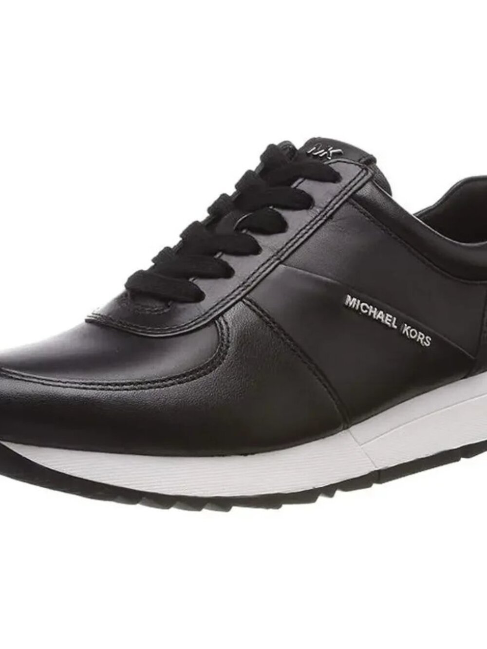 Michael Kors Women's Allie Wrap Trainer Logo Sneakers, Black Size 10